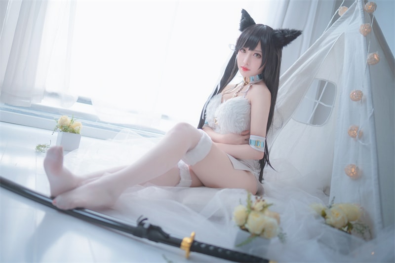 shika小鹿鹿碧蓝航线爱宕鉴赏 拥有完美侧颜的高冷女神