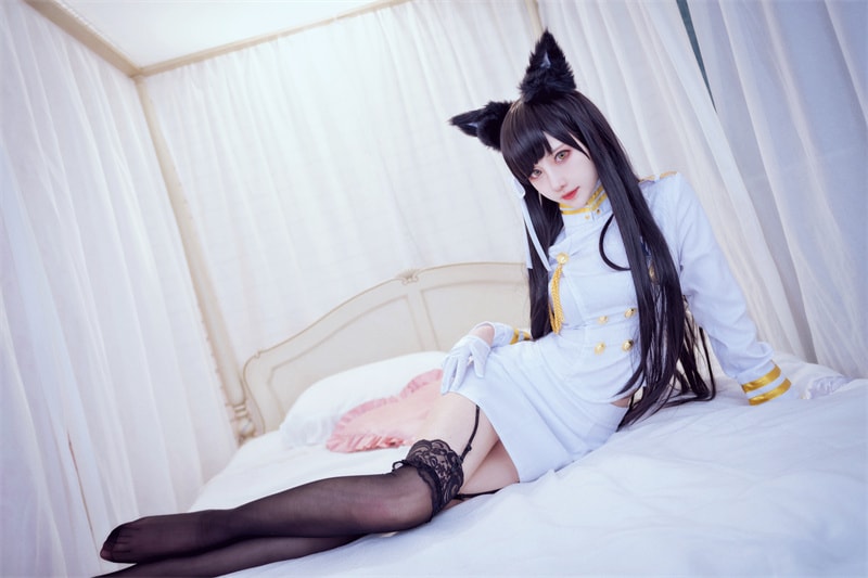 shika小鹿鹿碧蓝航线爱宕鉴赏 拥有完美侧颜的高冷女神