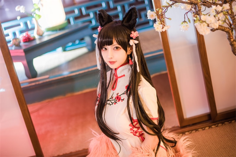 shika小鹿鹿碧蓝航线爱宕鉴赏 拥有完美侧颜的高冷女神