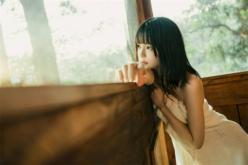 清纯COSER桜桃喵（樱桃小花喵)图片分享，小娇妻告诉你狼来了