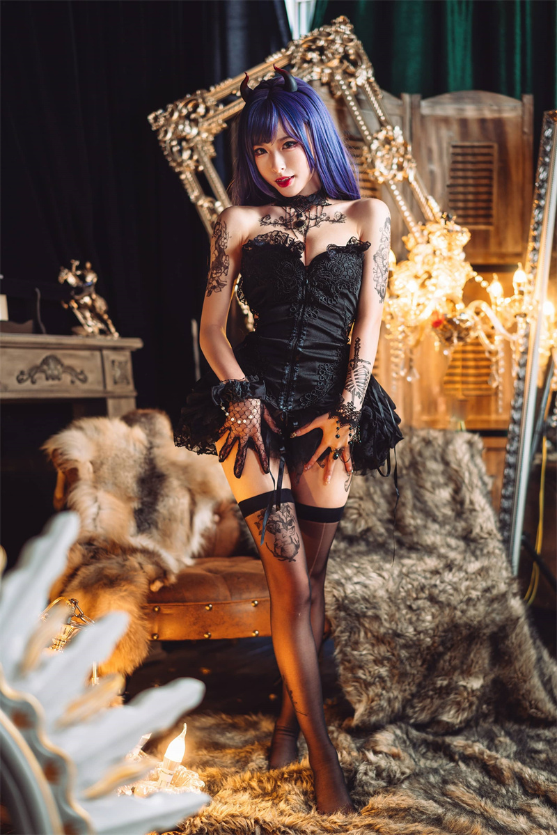 清水由乃付费图片赏析,欧式纹身的复古魅力盛宴