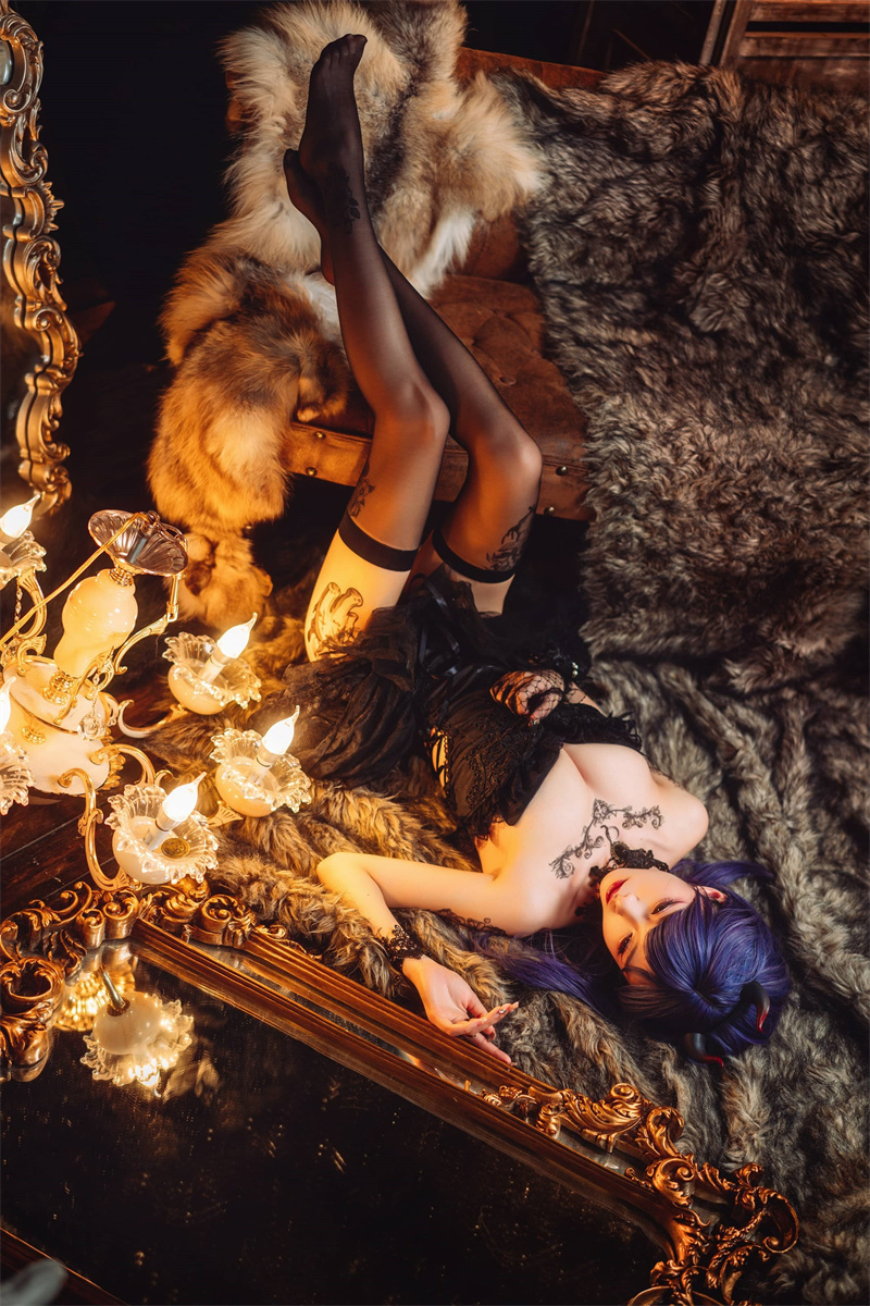 清水由乃付费图片赏析,欧式纹身的复古魅力盛宴