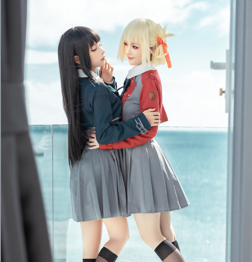 第201期蠢沫沫&桃良阿宅 莉可莉丝，精品cos作品赏析