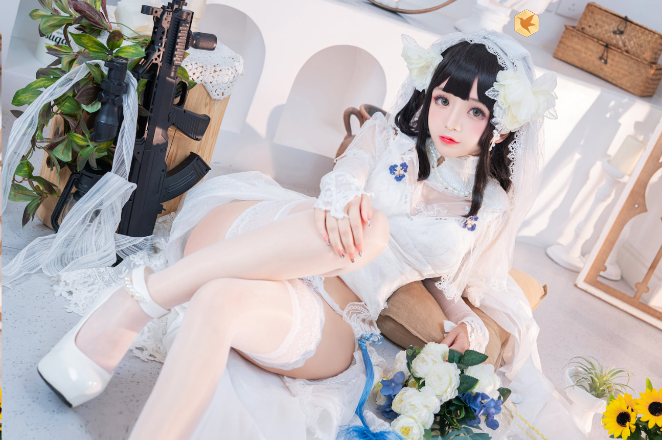 日奈娇95式婚纱，精品cos摄影作品赏析