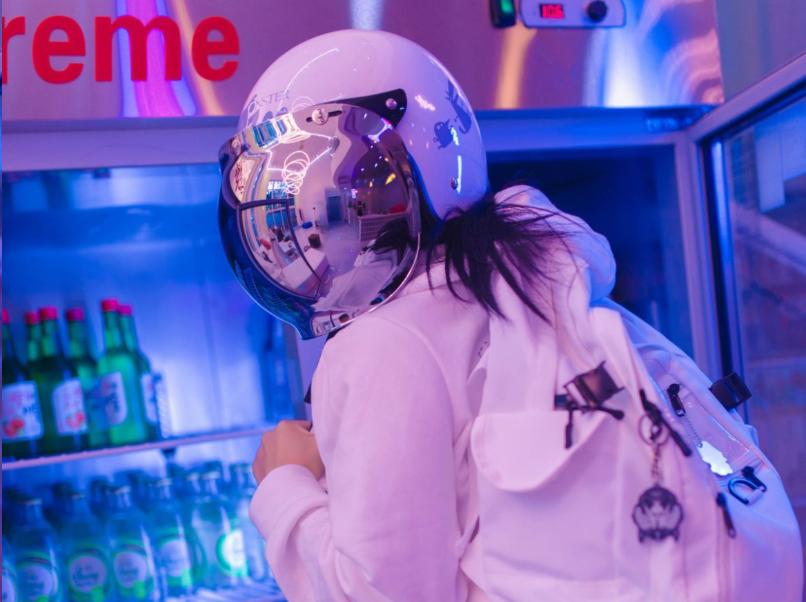 柒柒要乖哦《骑行少女》精品摄影作品赏析