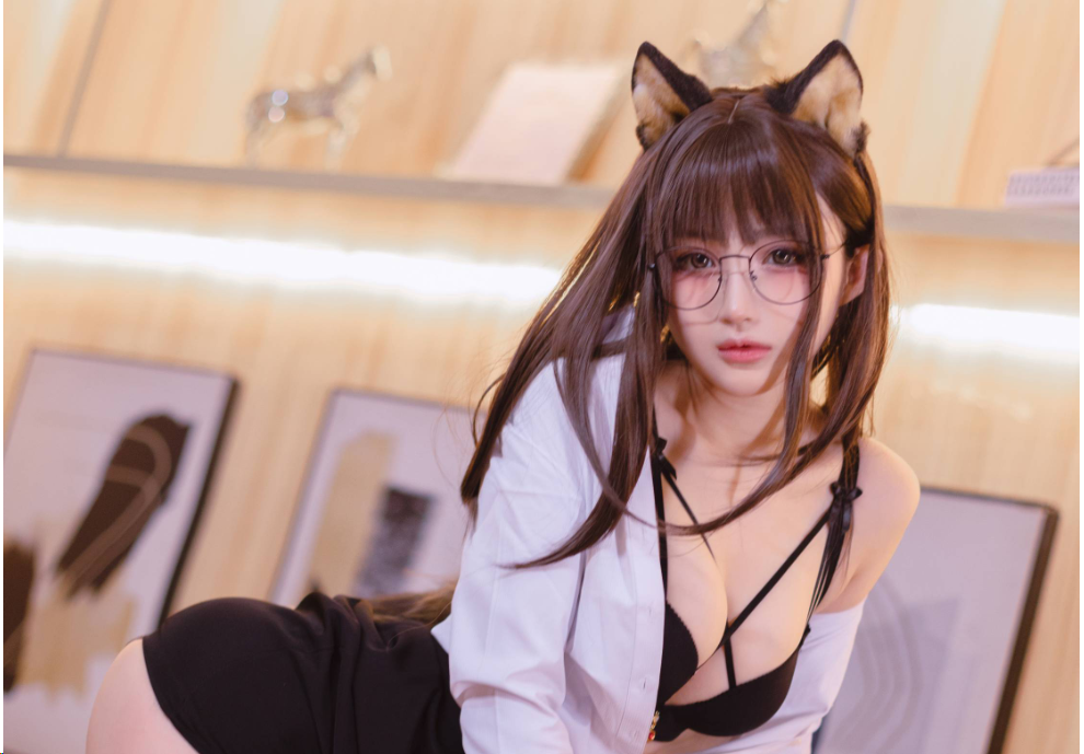桜井宁宁《柴犬秘书》精品cos摄影作品赏析