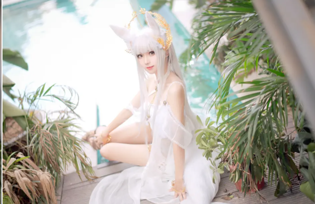 花柒Hana《白金cos泳装》精品摄影作品赏析