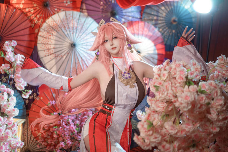 菌烨tako绽放光芒，点亮八重神子的烨华世界！