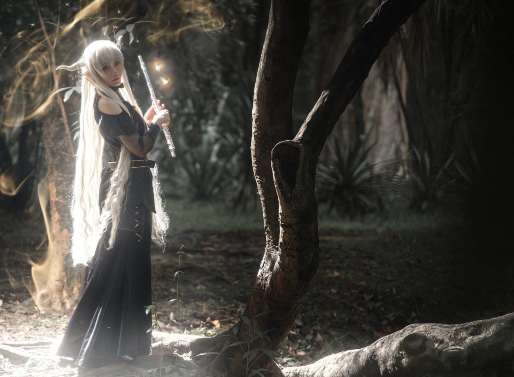 Cien恩恩小姐姐cosplay《明日方舟》闪灵,绝美可爱双重魅力!插图1 Cien恩恩小姐姐cosplay《明日方舟》闪灵,绝美可爱双重魅力!