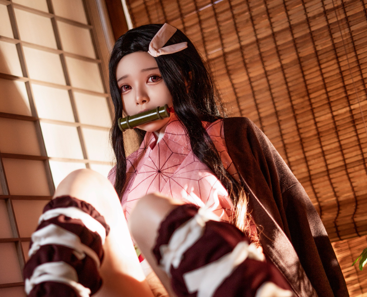 Hachi_小芭小姐姐cos《灶门祢豆子》完美扮演让人惊叹!插图2 Hachi_小芭小姐姐cos《灶门祢豆子》完美扮演让人惊叹!