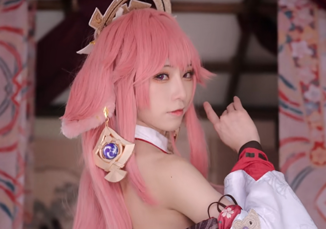 Kitaro_绮太郎小姐姐化身原神《八重神子》插图 Kitaro_绮太郎小姐姐化身原神《八重神子》