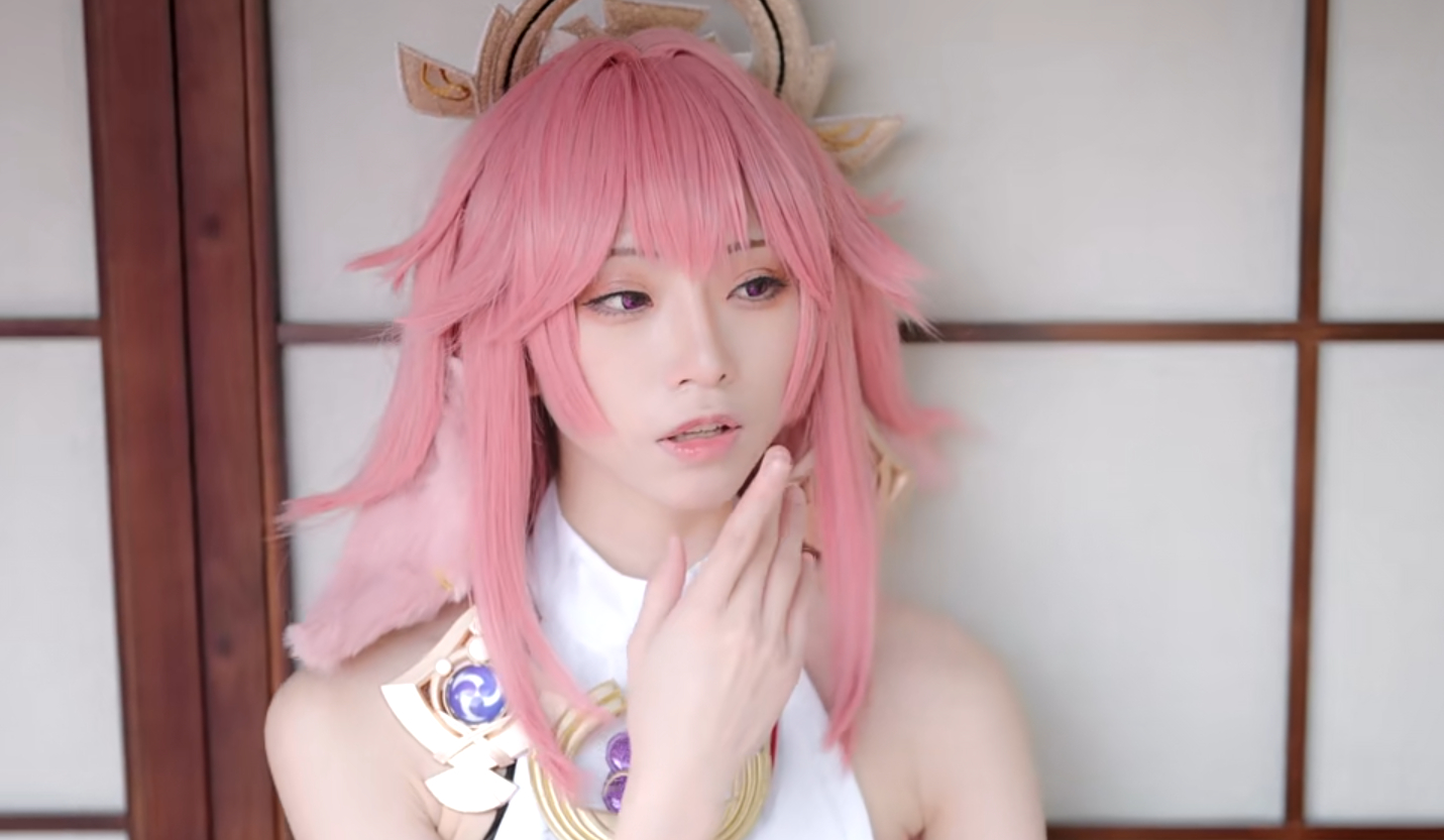 Kitaro_绮太郎小姐姐化身原神《八重神子》插图1 Kitaro_绮太郎小姐姐化身原神《八重神子》