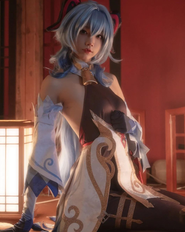 五更百鬼小姐姐尽显魅力,《甘雨》cosplay打造强大战士形象!插图2 五更百鬼小姐姐尽显魅力,《甘雨》cosplay打造强大战士形象!