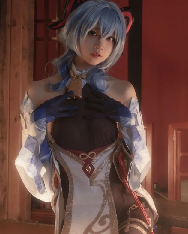 五更百鬼小姐姐尽显魅力,《甘雨》cosplay打造强大战士形象!插图3 五更百鬼小姐姐尽显魅力,《甘雨》cosplay打造强大战士形象!