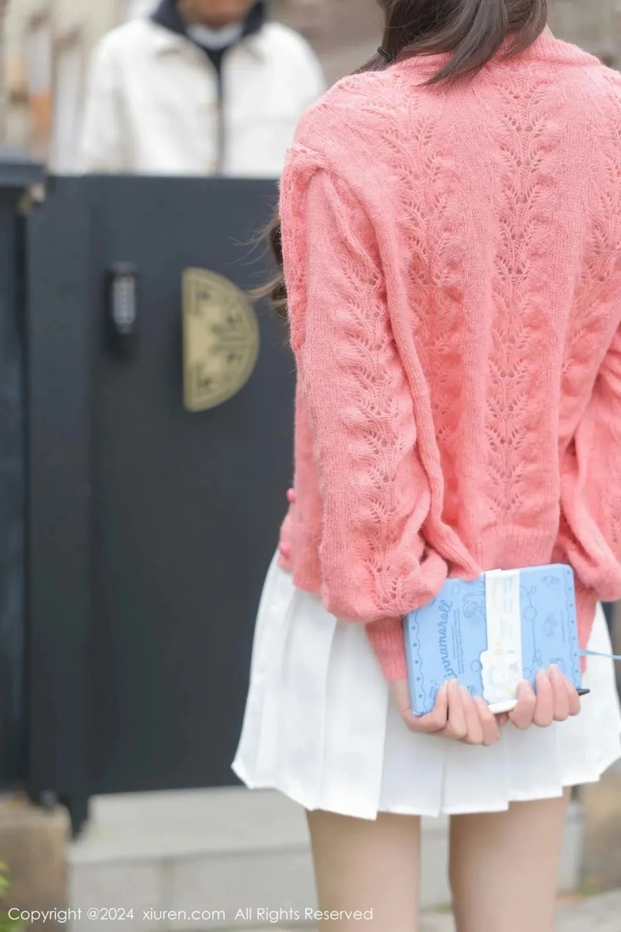 桃妖夭校园粉色服饰外拍,很有个性新人