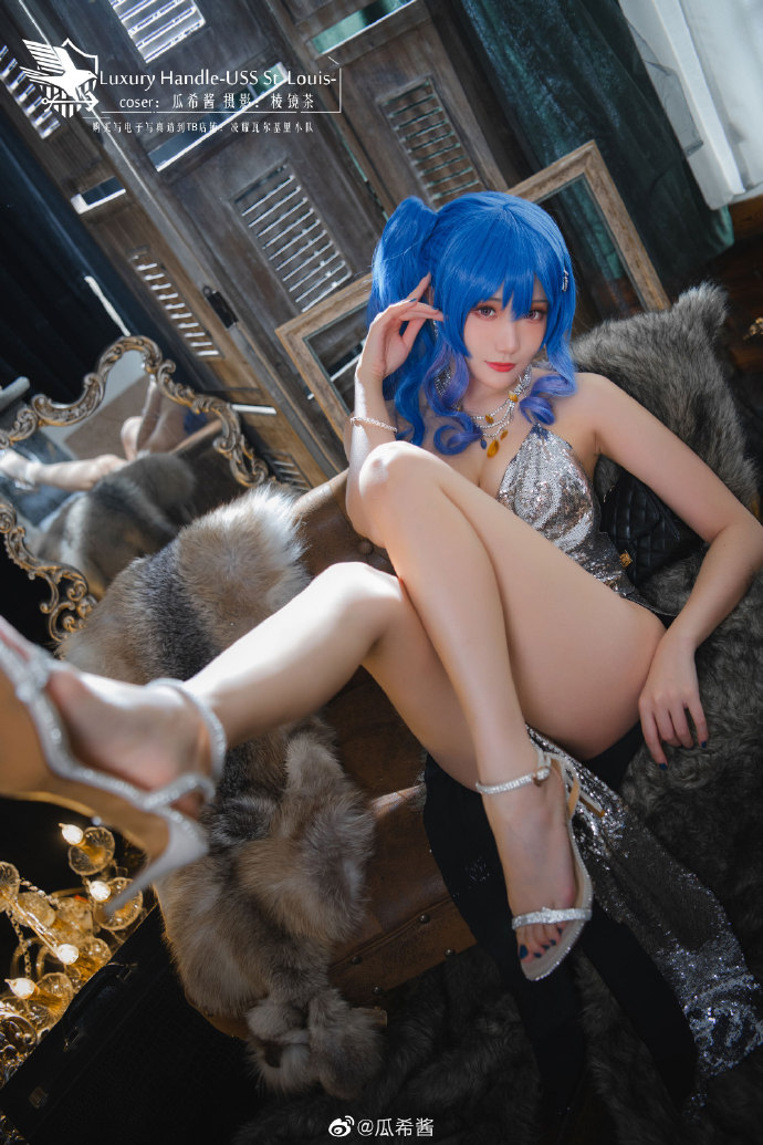 碧蓝航线@瓜希酱 cos 作品[瓜希酱_圣路易斯 COS 图集]