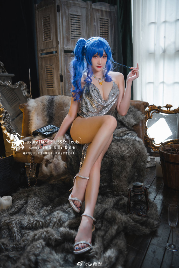 碧蓝航线@瓜希酱 cos 作品[瓜希酱_圣路易斯 COS 图集]