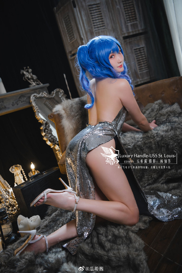 碧蓝航线@瓜希酱 cos 作品[瓜希酱_圣路易斯 COS 图集]