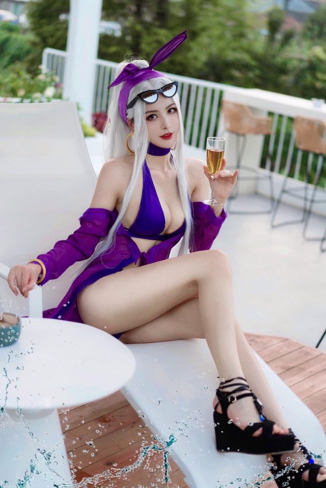 Coser草莓焦糖_在《英雄联盟》中展示了黑暗女王辛德拉的美丽 Coser草莓焦糖_在《英雄联盟》中展示了黑暗女王辛德拉的美丽