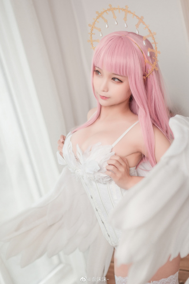 coser@蠢沫沫_化身美丽迷人的 Angel [蠢沫沫 cos 图集]