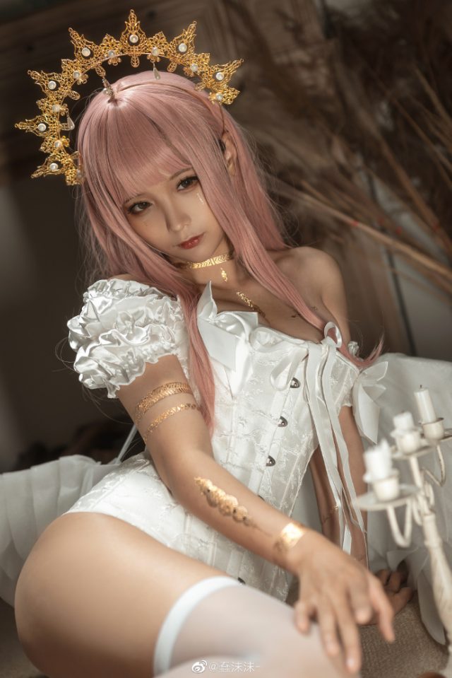 coser@蠢沫沫_化身美丽迷人的 Angel [蠢沫沫 cos 图集]