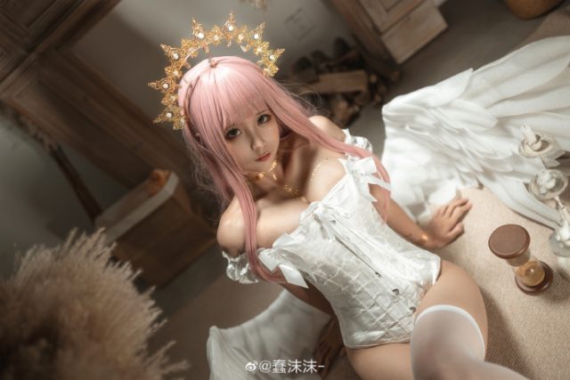 coser@蠢沫沫_化身美丽迷人的 Angel [蠢沫沫 cos 图集]
