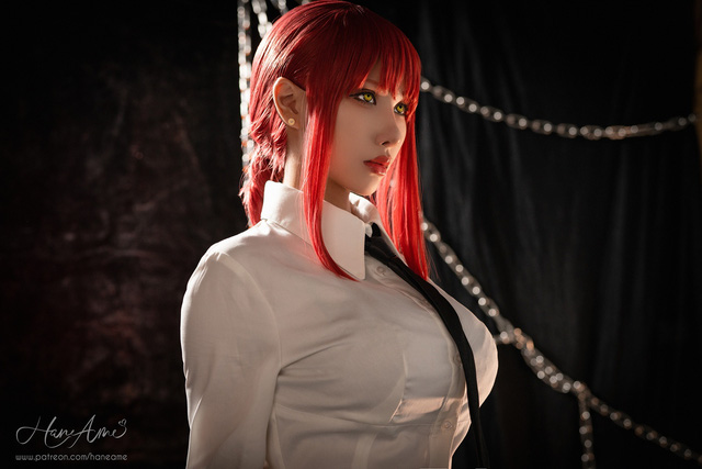 雨波HaneAme cos“链锯美人”玛奇玛 [雨波_HaneAme cos 作品]