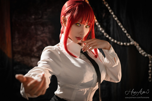 雨波HaneAme cos“链锯美人”玛奇玛 [雨波_HaneAme cos 作品]