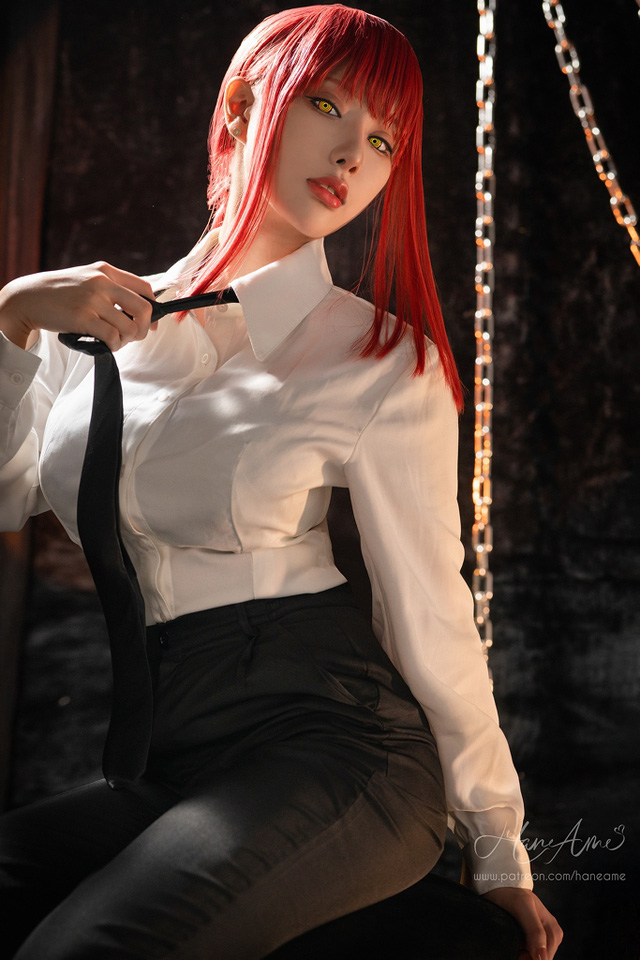 雨波HaneAme cos“链锯美人”玛奇玛 [雨波_HaneAme cos 作品]