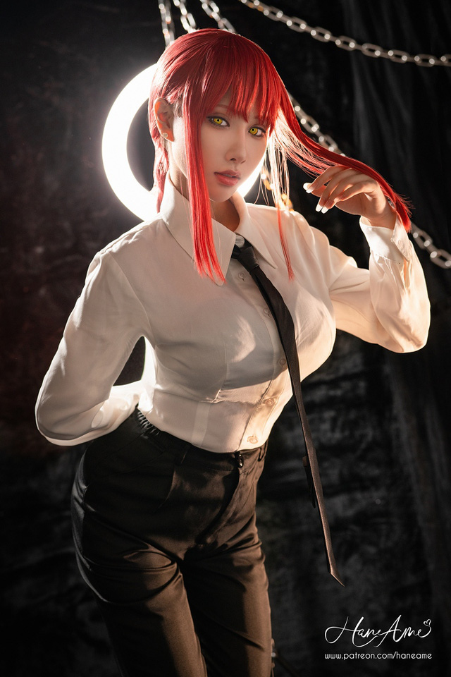 雨波HaneAme cos“链锯美人”玛奇玛 [雨波_HaneAme cos 作品]