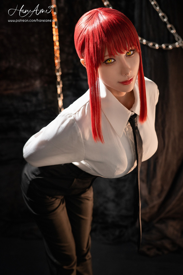 雨波HaneAme cos“链锯美人”玛奇玛 [雨波_HaneAme cos 作品]