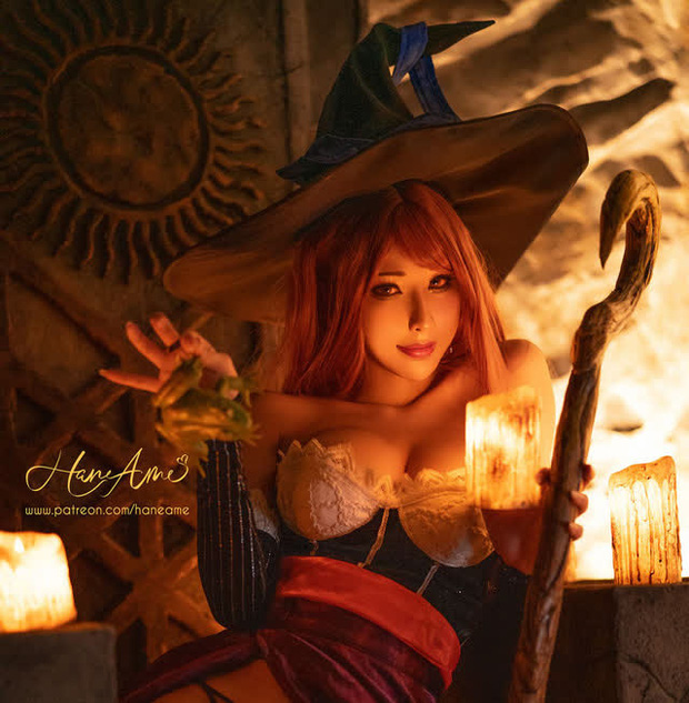 雨波_HaneAme COS 作品 | HaneAme雨波 cos 《龙之王冠》中的女巫 Sorceress