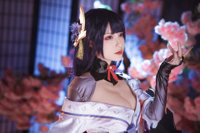 铁板烧鬼舞w cos作品 | 铁板烧鬼舞w在《原神》cos雷电将军 铁板烧鬼舞w cos作品 | 铁板烧鬼舞w在《原神》cos雷电将军