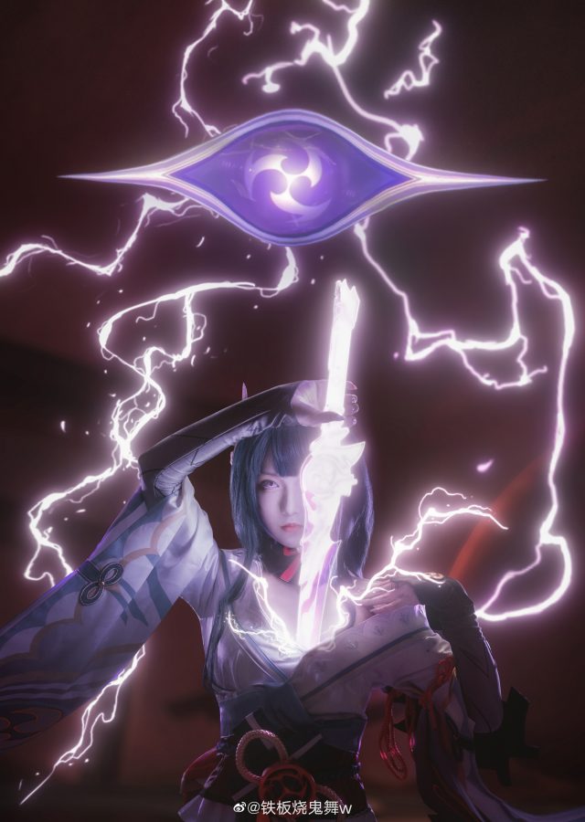 铁板烧鬼舞w cos作品 | 铁板烧鬼舞w在《原神》cos雷电将军 铁板烧鬼舞w cos作品 | 铁板烧鬼舞w在《原神》cos雷电将军