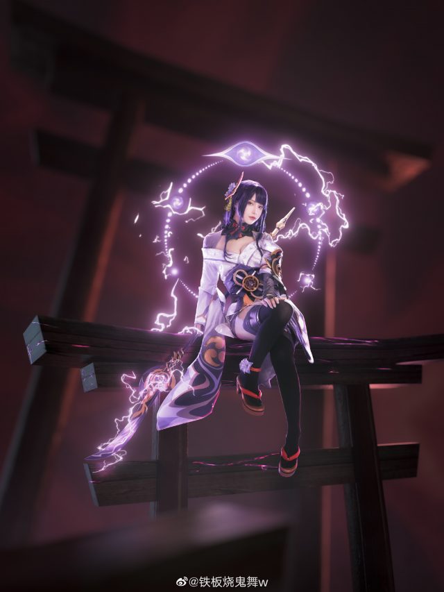 铁板烧鬼舞w cos作品 | 铁板烧鬼舞w在《原神》cos雷电将军 铁板烧鬼舞w cos作品 | 铁板烧鬼舞w在《原神》cos雷电将军