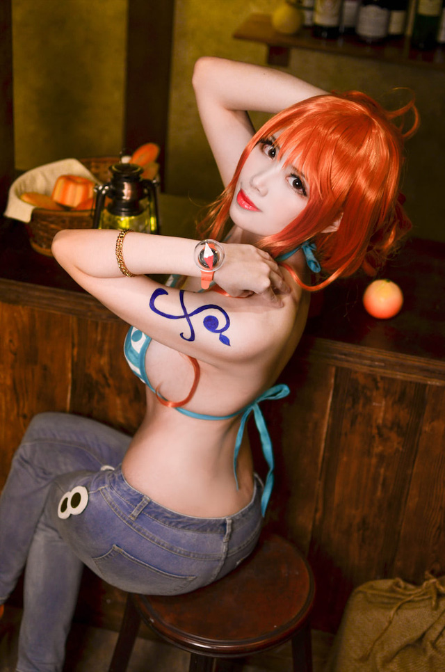 KaYa萱 cos 《海贼王》中的“小贼猫”娜美 [KaYa萱 cos 作品]