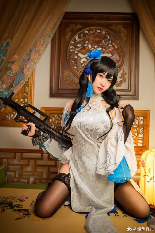 鳗鱼霏儿cos“旗袍版” 95式少女前线 [鳗鱼霏儿cos作品]
