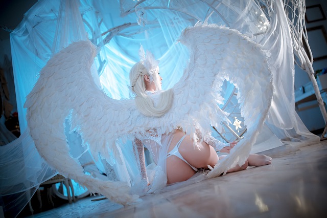 女coser@Kurokawa(黑川)化身“纯洁白色”的Angel 女coser@Kurokawa(黑川)化身“纯洁白色”的Angel