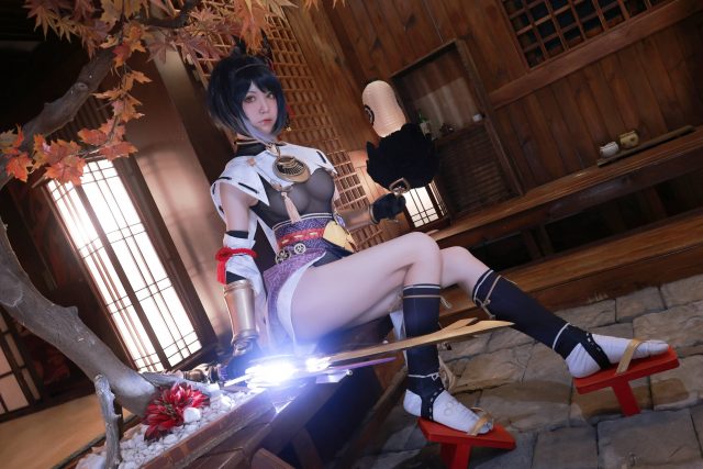 水淼aqua cos九条裟罗 | 水淼aqua在《原神》变身性感的九条裟罗 水淼aqua cos九条裟罗 | 水淼aqua在《原神》变身性感的九条裟罗