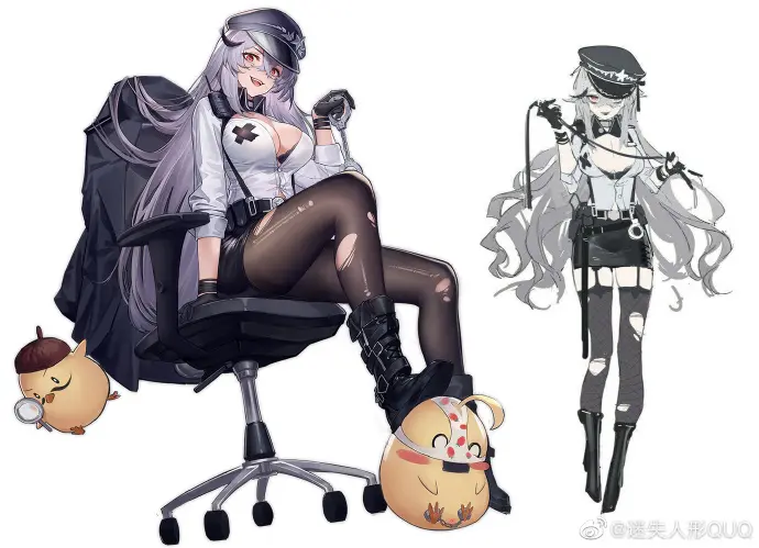 迷失人形QUQ cos作品 | 迷失人形QUQ在《碧蓝航线》cos甘古特