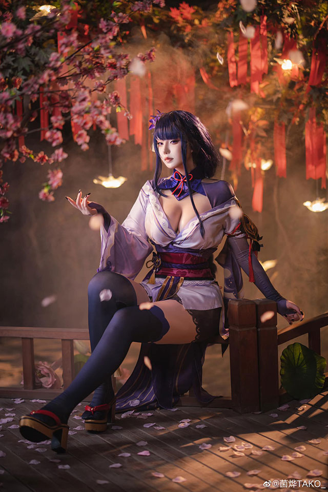 菌烨TAKO cosplay | 菌烨TAKO_在《原神》cos雷电将军 菌烨TAKO cosplay | 菌烨TAKO_在《原神》cos雷电将军