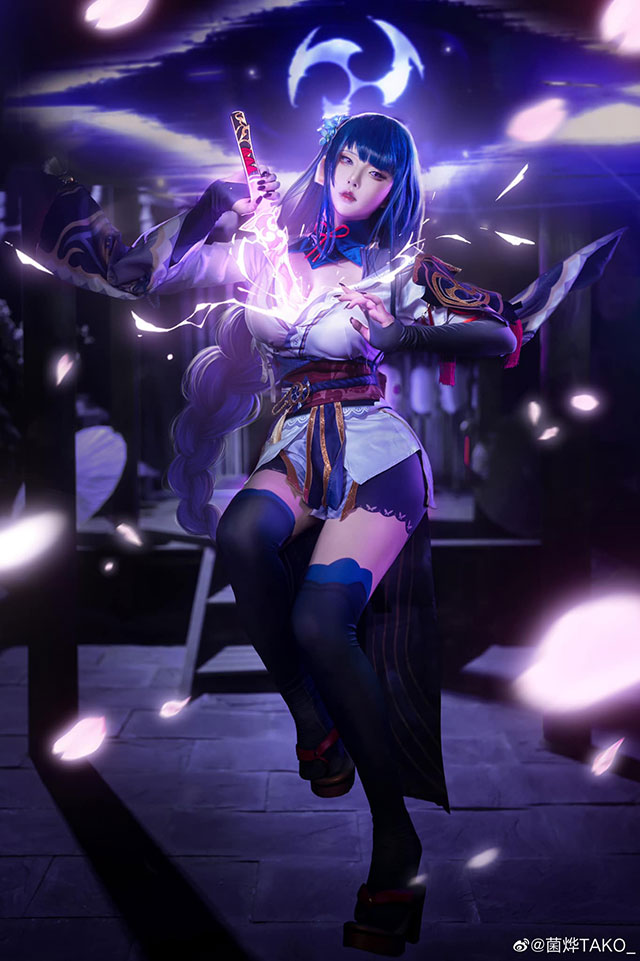 菌烨TAKO cosplay | 菌烨TAKO_在《原神》cos雷电将军 菌烨TAKO cosplay | 菌烨TAKO_在《原神》cos雷电将军