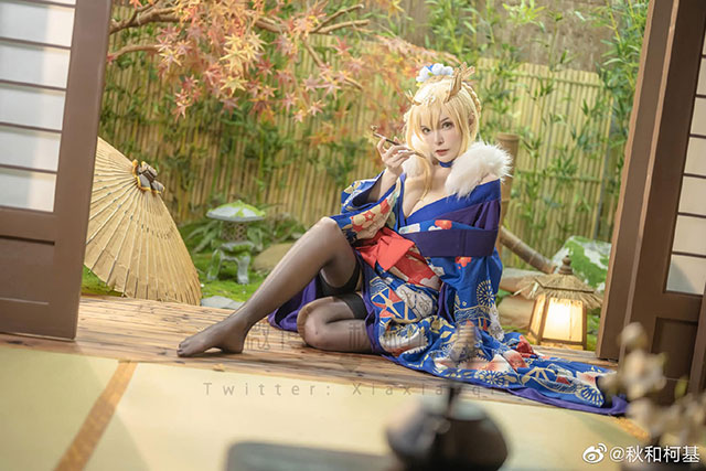 秋和柯基cos作品 | 秋和柯基在《Fate/Grand Order》cos阿尔托莉雅