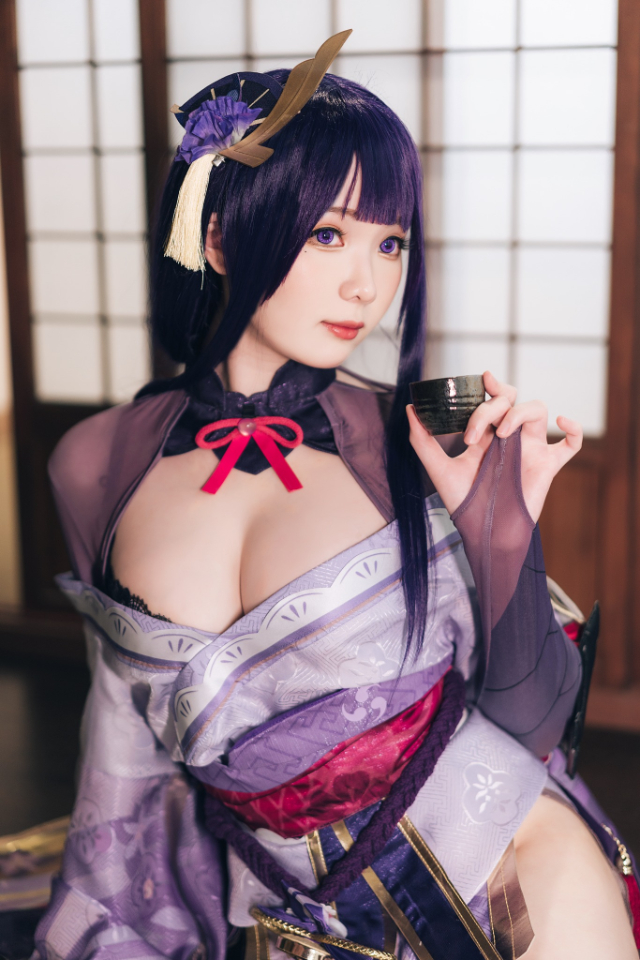 霜月shimo cos作品 | 霜月shimo在《原神》cos雷电将军 霜月shimo cos作品 | 霜月shimo在《原神》cos雷电将军