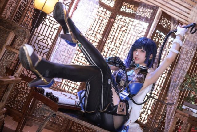 水淼aqua_cos夜兰 | 水淼aqua在《原神》cos“兰姨”夜兰 水淼aqua_cos夜兰 | 水淼aqua在《原神》cos“兰姨”夜兰