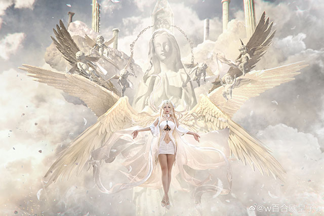 w百合欧皇子w cos作品 | w百合欧皇子w在《碧蓝航线》cos布雷斯特