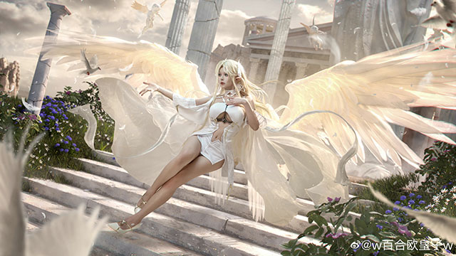 w百合欧皇子w cos作品 | w百合欧皇子w在《碧蓝航线》cos布雷斯特