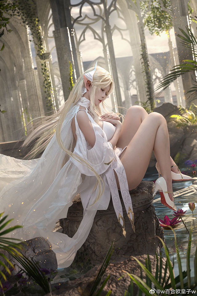 w百合欧皇子w cos作品 | w百合欧皇子w在《碧蓝航线》cos布雷斯特