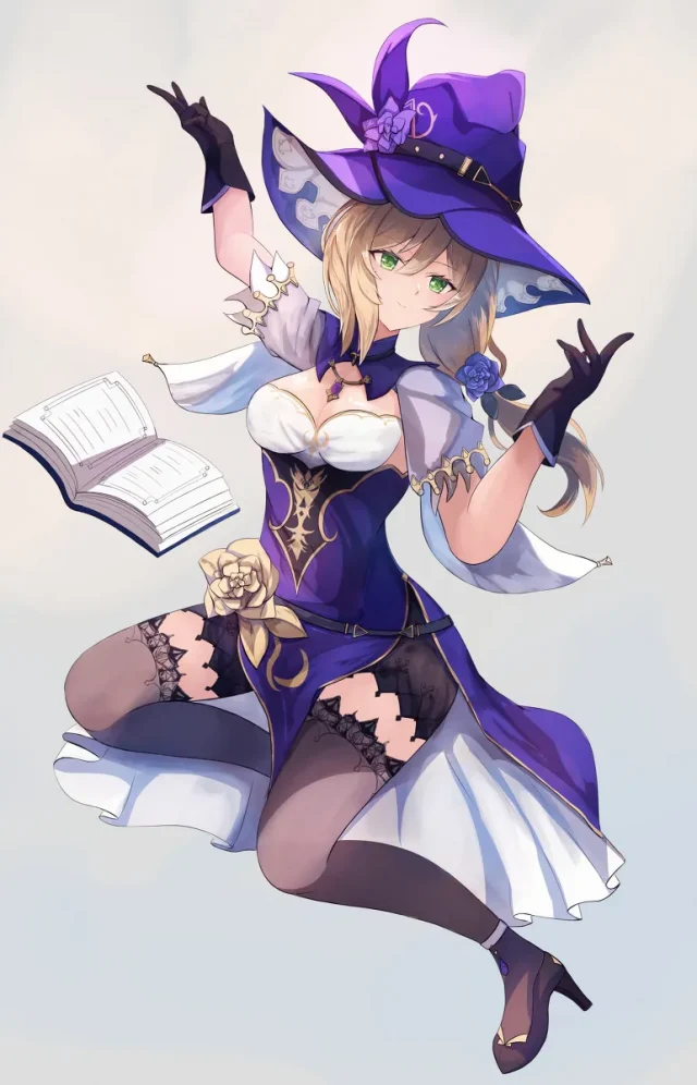 Mon夢_monpink cosplay | Mon夢_monpink在《原神》cos丽莎(Lisa)