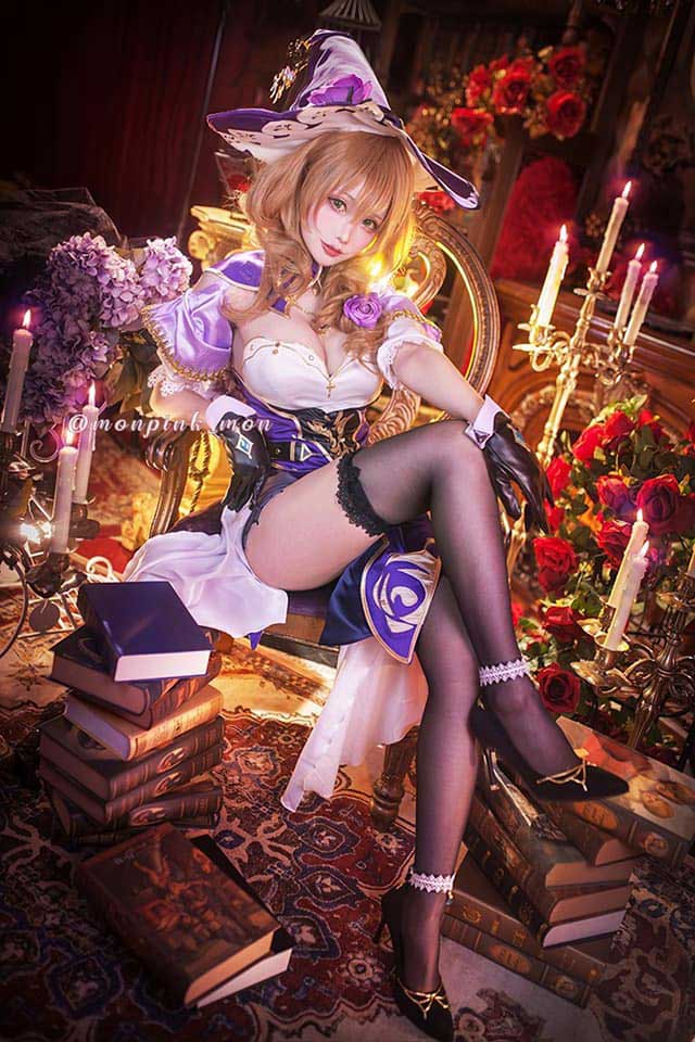 Mon夢_monpink cosplay | Mon夢_monpink在《原神》cos丽莎(Lisa) Mon夢_monpink cosplay | Mon夢_monpink在《原神》cos丽莎(Lisa)